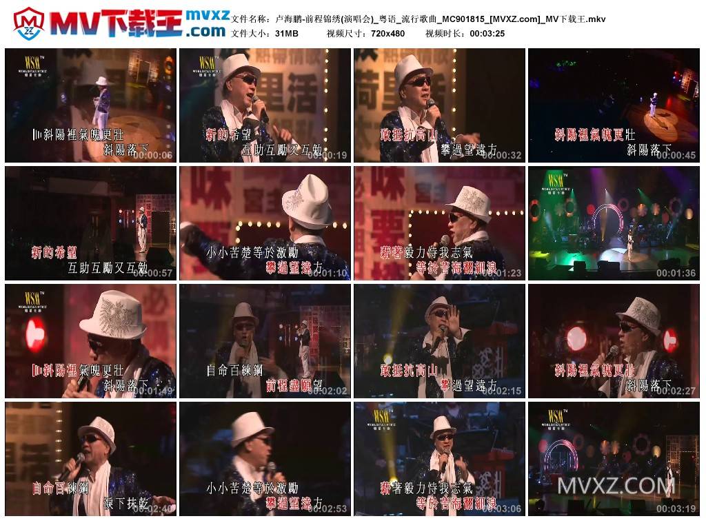 卢海鹏-前程锦绣(演唱会)_粤语_流行歌曲_MC901815